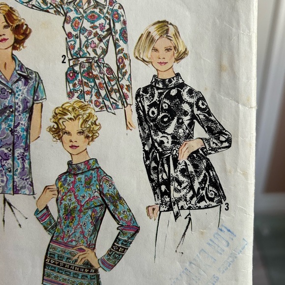 5/$25 Simplicity5359 Vintage Sewing Pattern for Women's blouse Tops 🪡 - Picture 3 of 7